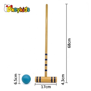 Jeu <span class=keywords><strong>de</strong></span> <span class=keywords><strong>croquet</strong></span> en bois classique pour enfants <span class=keywords><strong>de</strong></span> 6 joueurs pour le jardin W01D018 - Product Image 3