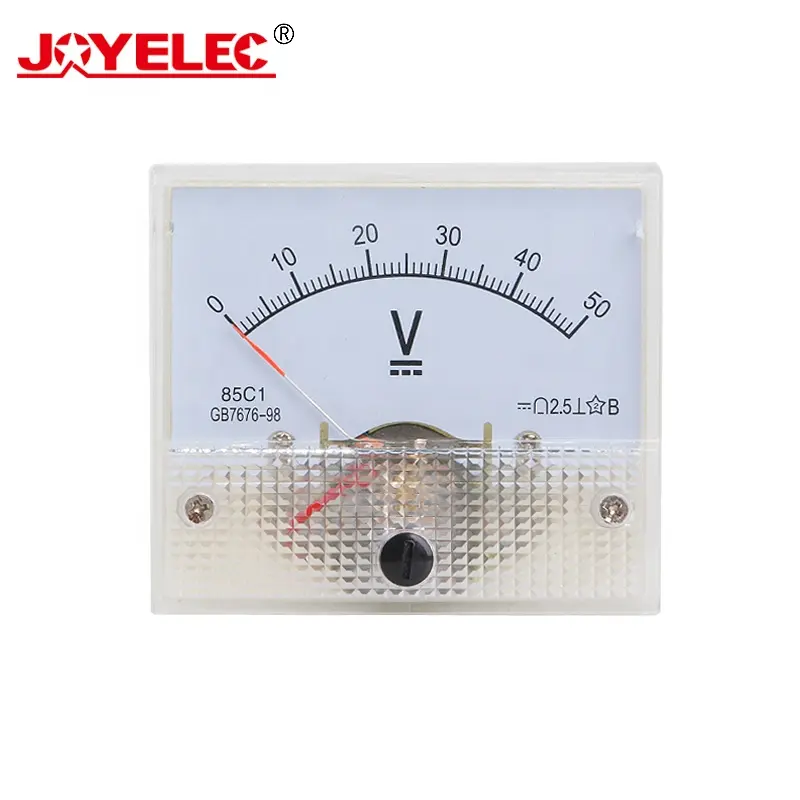 85C1-V DC Pointer Voltmeter Voltage Meter 5V 10V 15V 20V 30V 50V 150V 250V 300V 450V 500V 1000V 85C1 Series Analog Volt Meter