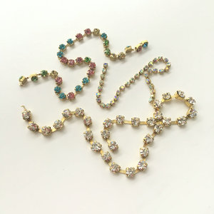Vente en gros de chaîne en verre et <span class=keywords><strong>cristal</strong></span> Chaîne de coupe en <span class=keywords><strong>cristal</strong></span> et strass Chaîne de coupe pour décorations - Product Image 3