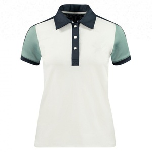 Abbigliamento da Equitazione Femminile con Ricamo di Marca, <span class=keywords><strong>Polo</strong></span> da Equitazione in Rete Traspirante a 2 Colori - Product Image 1