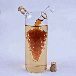 Cruche à <span class=keywords><strong>huile</strong></span> d'olive et vinaigre en verre avec grappe de <span class=keywords><strong>raisin</strong></span> - Product Image 2