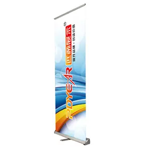 PDyear fiera pubblicitaria stampa personalizzata logo promozionale tessuto portatile retrattile roll pull up display banner stand