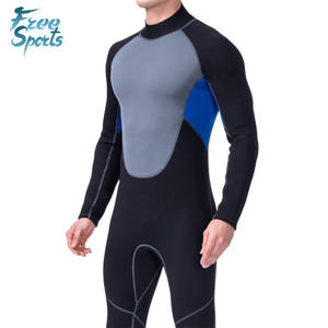 Traje de neopreno largo para hombre, con cremallera trasera, al por mayor - Product Image 6