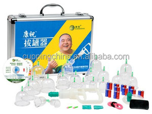 <span class=keywords><strong>Kangzhu</strong></span> deluxe 24 magnetischen sog schröpfen set( Aluminium Fall) - Product Image 2