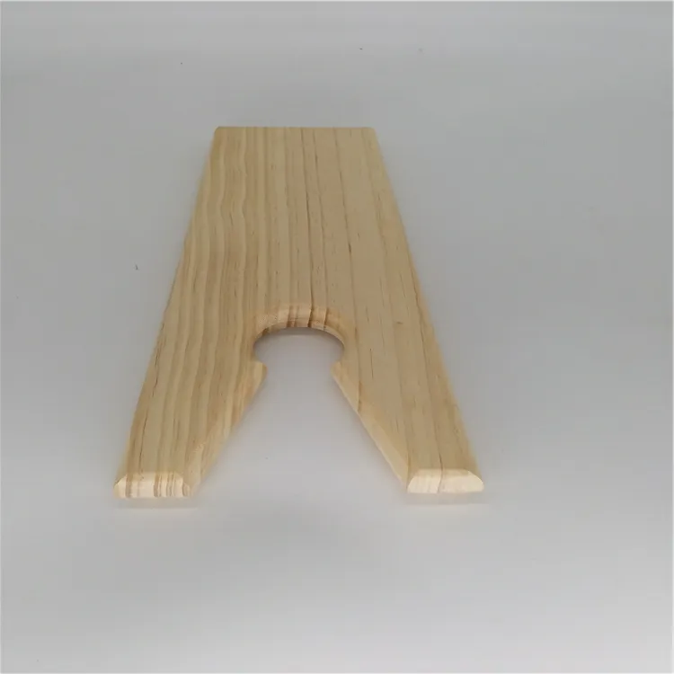 Solido Legno di Pino Holder per La Decorazione Domestica