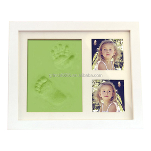 Tampon encreur OEM pour les mains <span class=keywords><strong>et</strong></span> les pieds Cadeau souvenir pour bébé Cadeau exquis pour tampon encreur en bois Impression pour les mains <span class=keywords><strong>et</strong></span> les pieds Cadres photo avec argile - Product Image 6