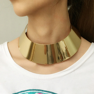 Tutto il Metallo Coppie Punk Del Choker Per Le Donne di Grandi set di Gioielli Maxi <span class=keywords><strong>Collana</strong></span> di Dichiarazione Del Collare - Product Image 3