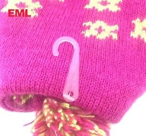 Plastic Hooks Hanging hats sock thin towel Clear hat display hooks