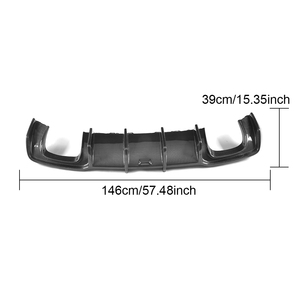 Restyling ชุด Valance ด้านหลังคาร์บอนไฟเบอร์ S3,สำหรับ <span class=keywords><strong>Audi</strong></span> S3 8V <span class=keywords><strong>A3</strong></span> SLINE Sedan 17-18 - Product Image 4