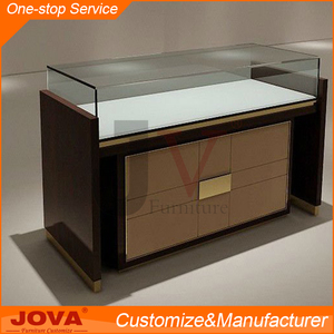 Vitrinas <span class=keywords><strong>para</strong></span> Joyería Usadas Hechas a Medida, Moderno <span class=keywords><strong>Mueble</strong></span> de Exhibición de Joyería <span class=keywords><strong>con</strong></span> <span class=keywords><strong>Espejo</strong></span> de Madera, Diseño de Muebles de Exhibición de Joyería de Vidrio - Product Image 5