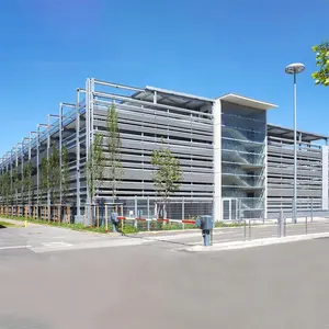 Large car parking steel structure building multi-storey