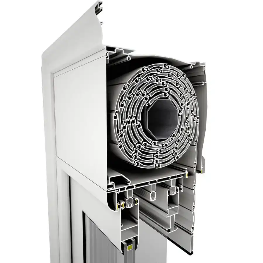 TOMA Aluminum extrusion profile for window doors and roller shutter slats