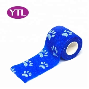 Dễ Thương In Không Dệt Tự Dính Băng Pet Vet Bọc Cao Đàn Hồi Tự Dính Quấn Băng Dính Cho Cat Dog - Product Image 6