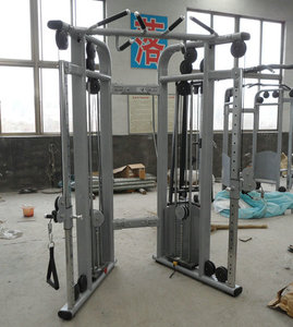 Per Il Fitness Commerciale <span class=keywords><strong>Dual</strong></span> Funzionale Trainer Cavo Crossover Regolabile Puleggia Funzionale Trainer Macchina Attrezzature da Palestra FM-1002 - Product Image 3