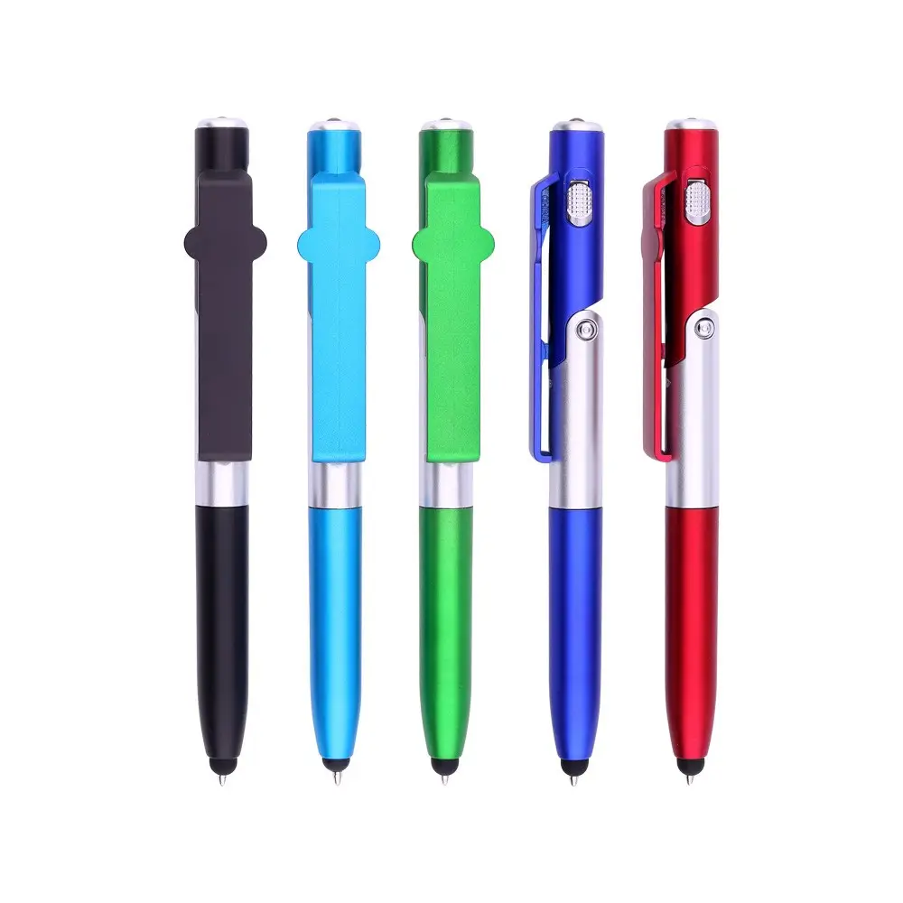 ปากกาสไตลัสสำหรับเด็กหน้าจอสัมผัส,ปากกาอเนกประสงค์แบบ4 In 1ใช้เป็นของขวัญสำหรับเด็ก