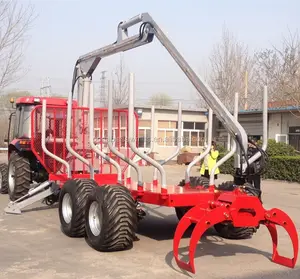 CE Log Trailers with Grapple Forestry Equipment