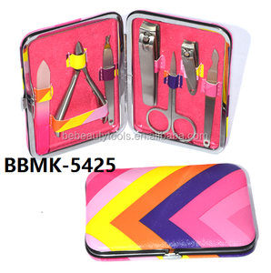 Ideal verano arcoíris cuidado de las uñas herramientas regalo conjunto aseo 7 piezas belleza pedicura manicura Kit - Product Image 1