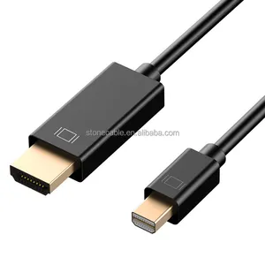 6FT Black Thunderbolt Mini DisplayPort to HDMI Cable Adapter for Apple MacBook Pro Air iMac -black