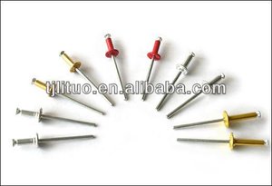 Rivets en aluminium, rivet aveugle à tête en aluminium trempé et mandrin en acier galvanisé / coloré - Product Image 5