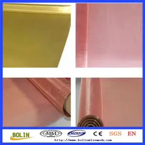 Fabricantes de fio de malha de cobre/tecido infundido de cobre/malha elástica de malha de cobre para venda