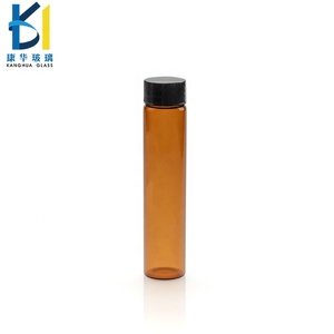 Vít Đầu Hổ Phách Rõ Ràng Thủy Tinh 25Ml Lọ Với Nắp Nhôm - Product Image 4