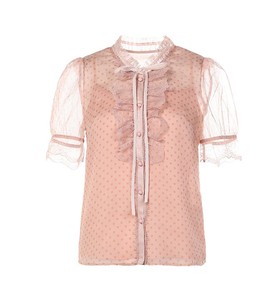 Camicette e top donna <span class=keywords><strong>eleganti</strong></span> estive a maniche corte a tinta unita camicie morbide da donna Blusa Elegante - Product Image 1