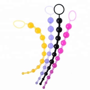 Brinquedos Eróticos Plug Anal Orgasmico, Brincadeira com Bolas Anal, Plug com Anel de Puxar, Produtos Sexuais - Product Image 1