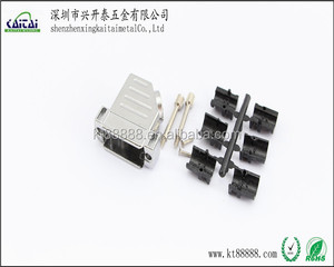 Mới hiện đại 15 pin <span class=keywords><strong>D</strong></span> <span class=keywords><strong>Sub</strong></span> nối 45 độ kim loại mui xe UHF ứng <span class=keywords><strong>d</strong></span>ụng DVI loại Bộ chuyển đổi - Product Image 2