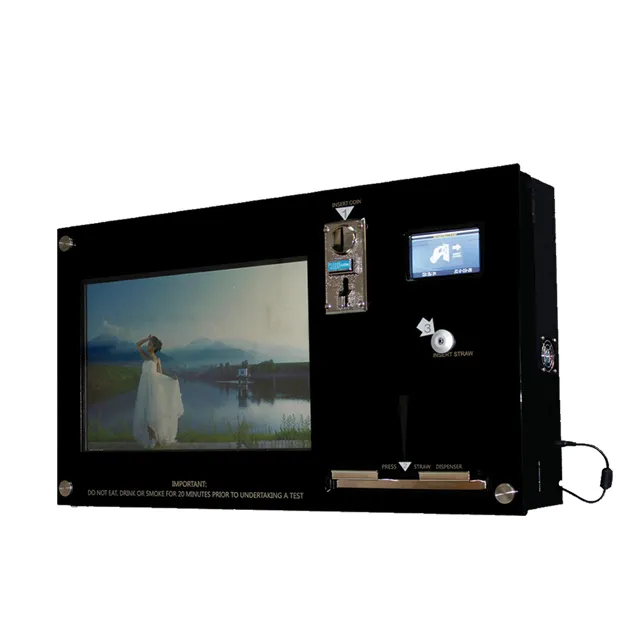 Büyük ekran FiT303-FC-19 jetonlu alkol test cihazı breathalyzer