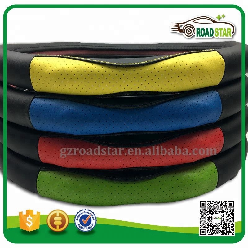 Hot Selling Multi-Color Leather Steering Wheel Cover - Guangzhou Roadstar Car Accessories Co., Ltd.