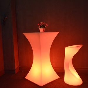 High Quality Bar Furniture Event Rental <strong>Tables</strong> LED <strong>Poseur</strong> <strong>Table</strong> - Product Image 2