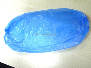 Sarung lengan plastik sekali pakai, penutup lengan PE sekali pakai untuk pengolahan makanan - Product Image 4