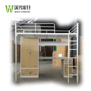 Litera inflable y de seguridad, mueble moderno con escritorio y armario - Product Image 1