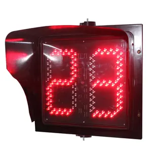 400Mm Led Verkeerslichtlicht Twee Cijfers Drie Kleur Led Verkeerslicht Countdown Timer