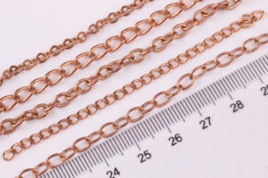 Chaînes en laiton vintage torsadées pour la fabrication de bijoux, accessoires de bijouterie en platine pour femmes, rallonges de collier et bracelets - Product Image 6