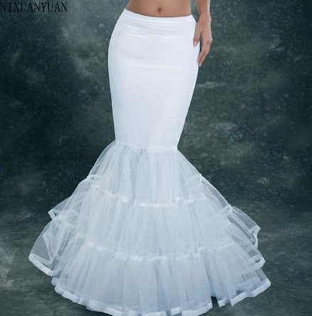fitted lace wedding dress Cheery Love Mermaid Petticoat for Mermaid Wedding Dress Fishtail Underskirt  Trumpet Crinoline Slip (s, m, Black) at Amazon Women's Clothing store main image 0