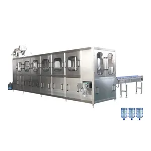 5 gallon water production line / big bottle complete water filling plant / 20 liter water bottle cap manufacturing machine