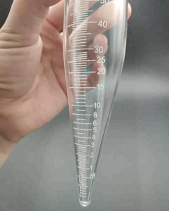 Provetta Conica da Centrifuga in Vetro da Laboratorio 100 ml con Graduazioni - Product Image 3