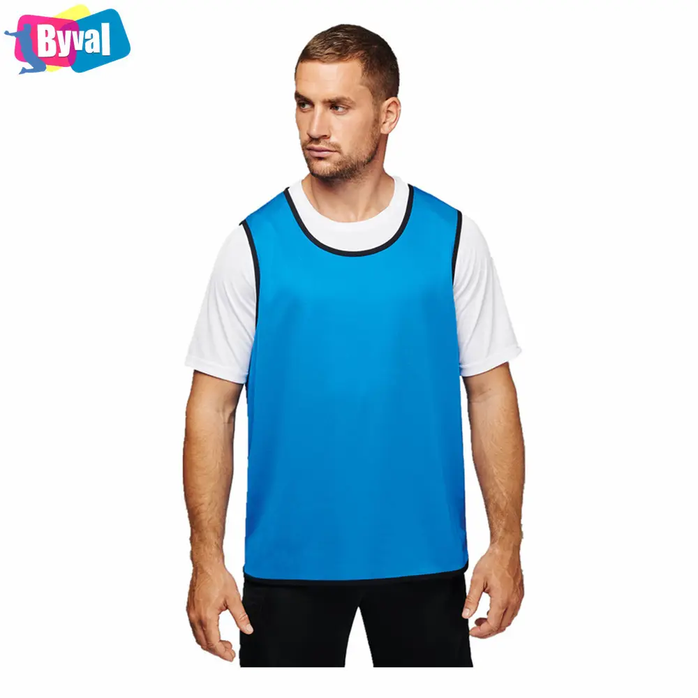 Groothandel Sport Jersey Vest <span class=keywords><strong>Rugby</strong></span> Rib Custom Dubbele Jersey Knit Quick Dry Polyester Sport Mouwloos T Shirts Printing