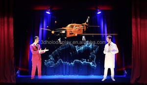 Système d'écran de projection holographique 3D Pepper's Ghost Spectacle en direct <span class=keywords><strong>Projecteur</strong></span> holographique <span class=keywords><strong>interactif</strong></span> - Product Image 4