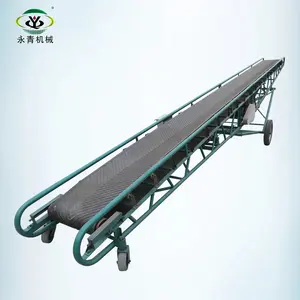 China mobile inclined industrial belt conveyor with CC and ISO certificate