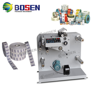 BOSEN Rouleau à Rouler Petit Non-tissé Carton Étiquette Film Slitter Slitter Rewinder