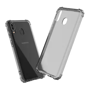 For Samsung M20 Cell Phone Cover,Custom Transparent TPU Clear Shock Proof Phone Case Phone Cover Case