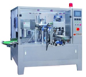 Máquina de Envasado Rotativa Wenzhou Kedi Machinery GD8-200A, Apertura de Bolsas por Presión - Product Image 1