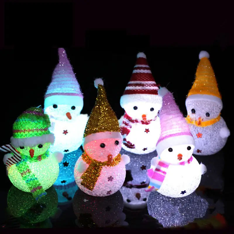 Decoraciones de Navidad iluminadas por LED, regalos de Navidad, padre, navidad
