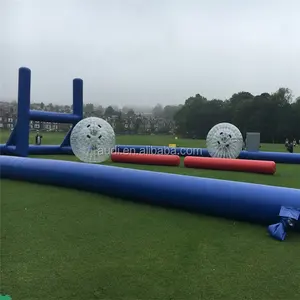 स्पष्ट शरीर Zorb मानव हम्सटर गेंद, बड़े TPU Inflatable Zorbing गेंद ट्रैक के लिए वयस्क