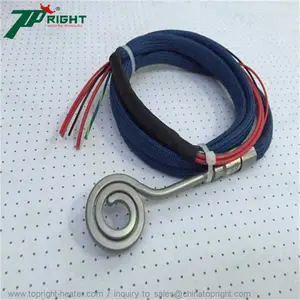 120v 180w Small Flat Coils Electric Heating Element hot runner coil heater