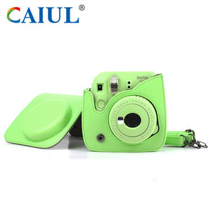 Sac en cuir PU pour appareil photo instantané Fujifilm <span class=keywords><strong>Instax</strong></span> <span class=keywords><strong>Mini</strong></span> 9/11/12 compatible, accessoire pour appareil photo jetable – Vente en gros - Product Image 3