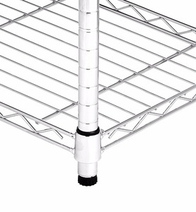 Scaffale Vivinature a 4 Ripiani Cromato su Ruote - Product Image 4