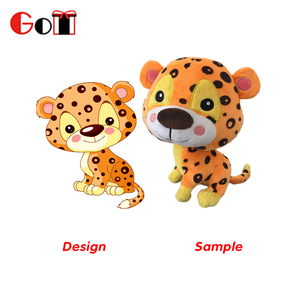 Promocional realista personalizado lindo Tigre muñeca animal de peluche de juguete - Product Image 2